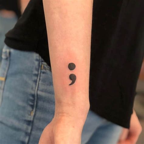 semicolon tattoo meaning mental health|world semicolon day 2023.
